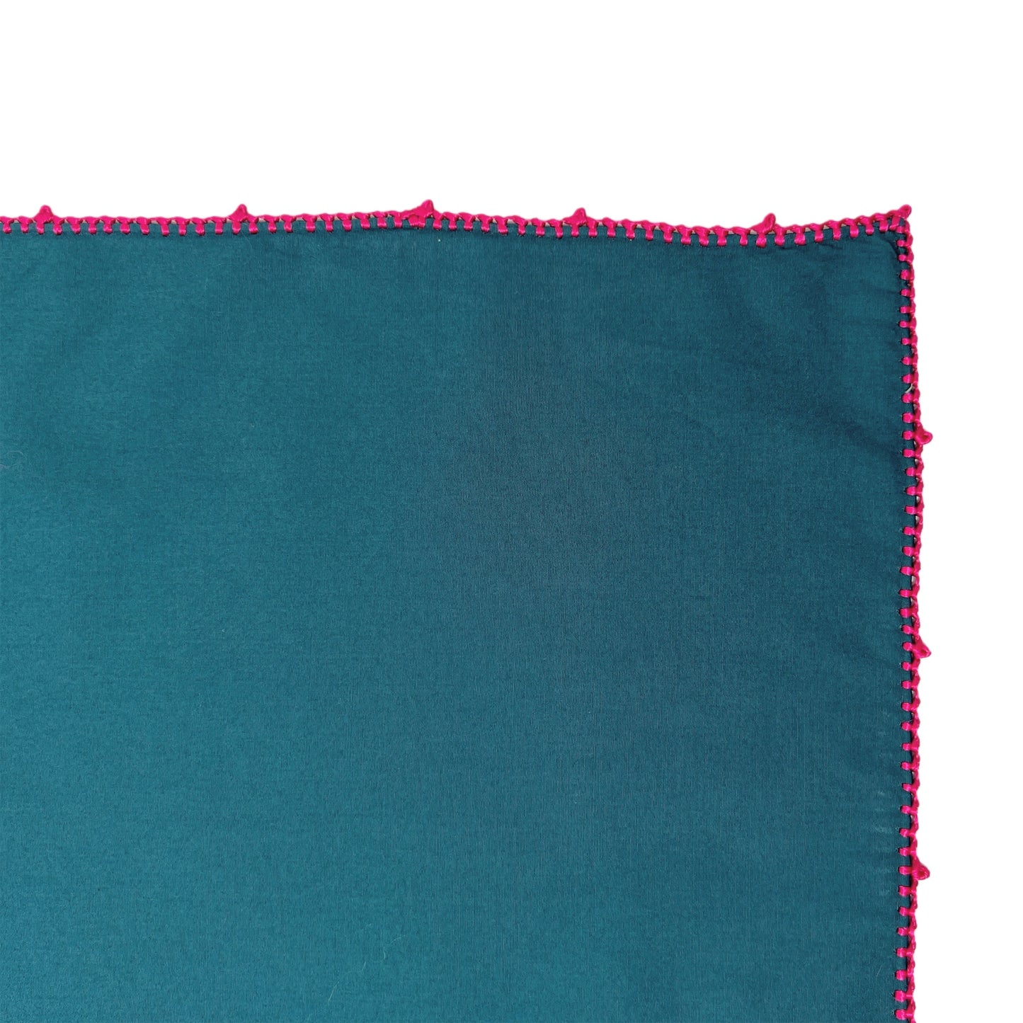 【Leo Atlante】刺繍パッチワークテーブルクロス green embroidered
