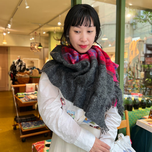 【Sayoko.M】cape shirring S03 red