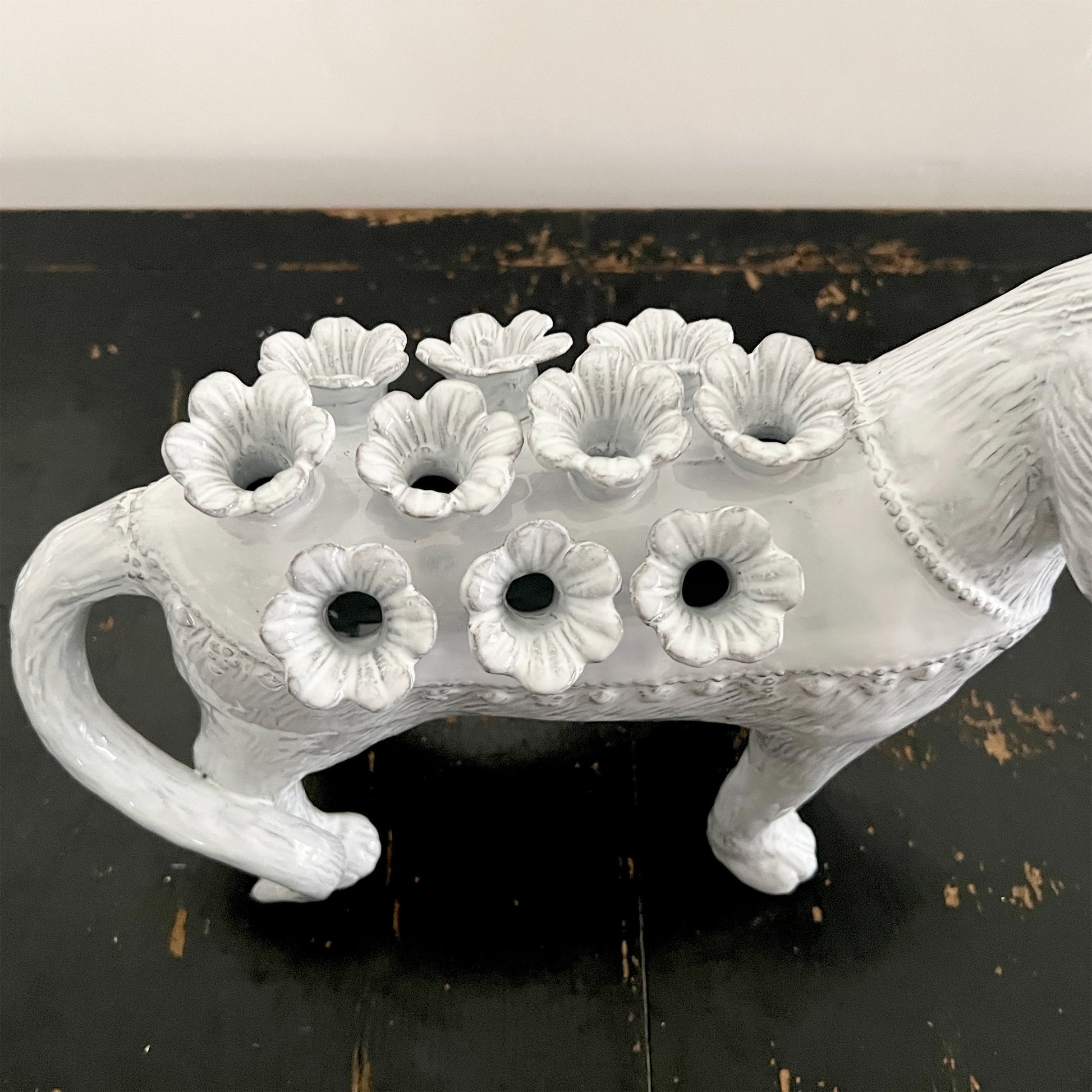 【Astier de Villatte】Cat Flower Holder - Right