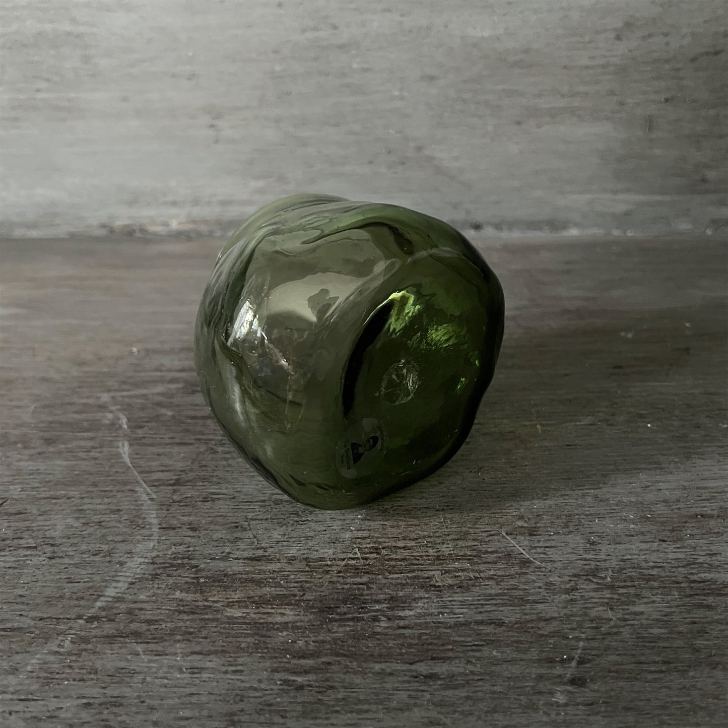 【La Soufflerie】グラス Rock Glass Vert Fume