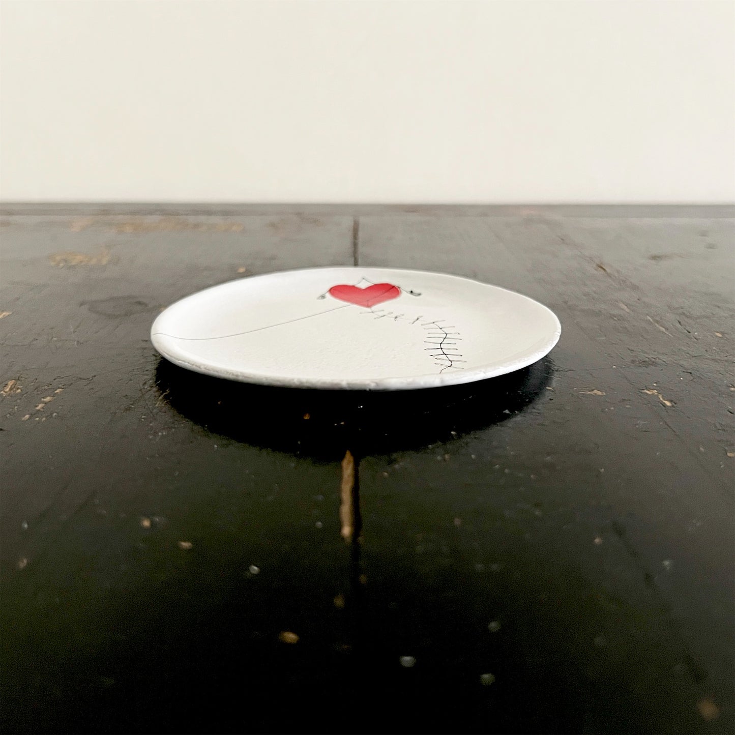 【Astier de Villatte】Heart Kite Small Dish
