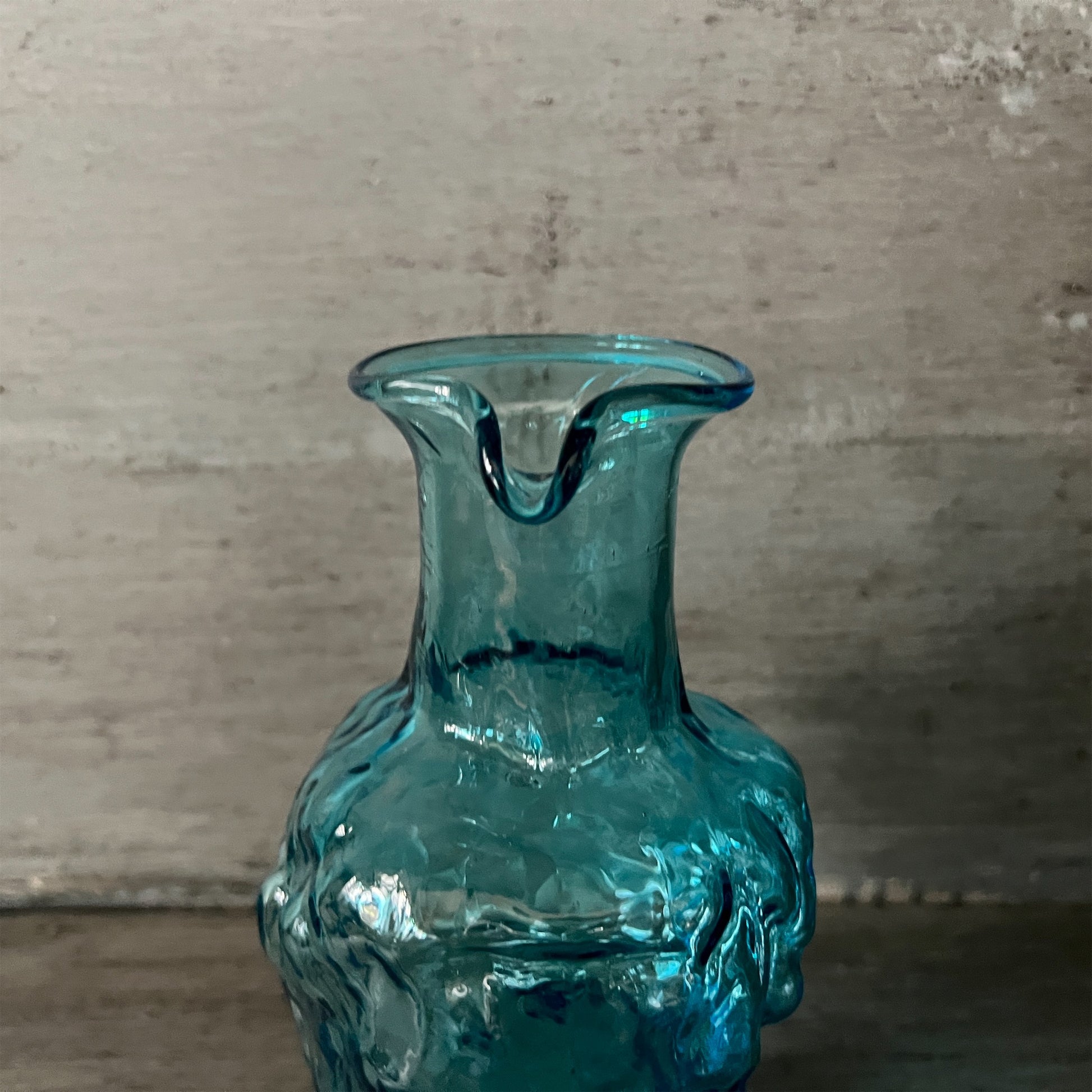 【La Soufflerie】フラワーベース Roma Avec Bec Turquoise