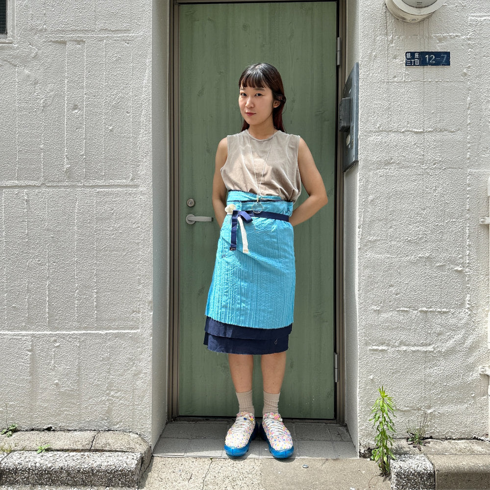【B.O.R.N.】アートピース #71_wrap skirt