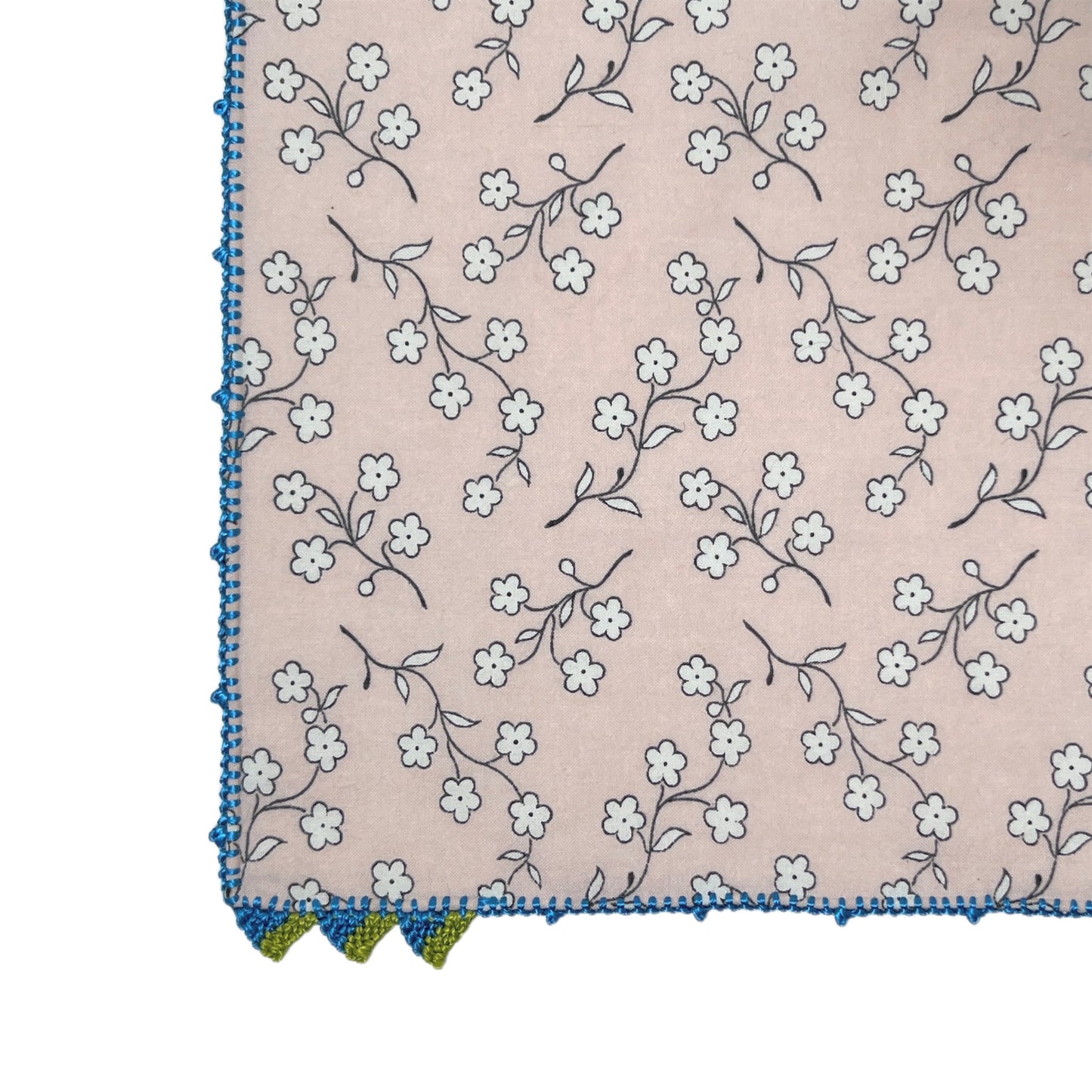 【Leo Atlante】刺繍パッチワーククロス pink