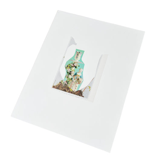 【Alison Owen】Hepherdess in Violets(& Boy in violets)_Collage