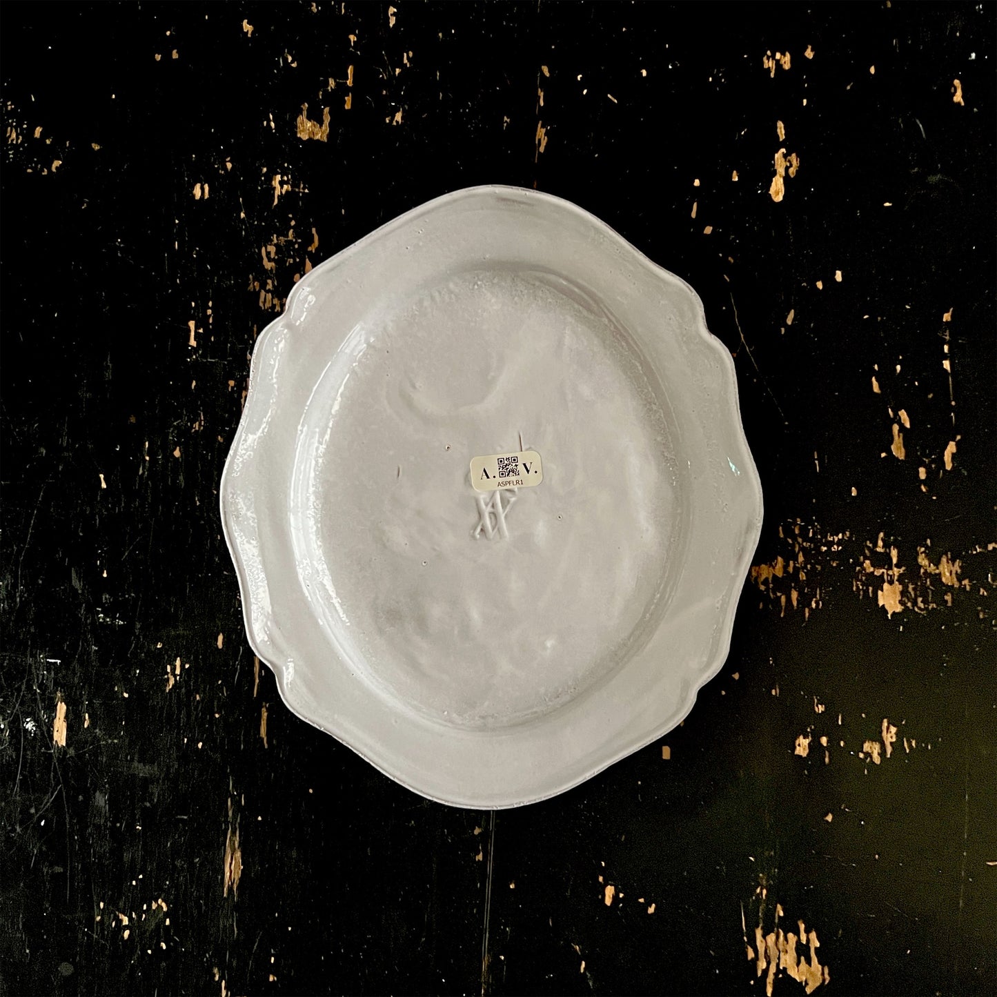【Astier de Villatte】Fleurs Dessert Plate Lily of the Valley