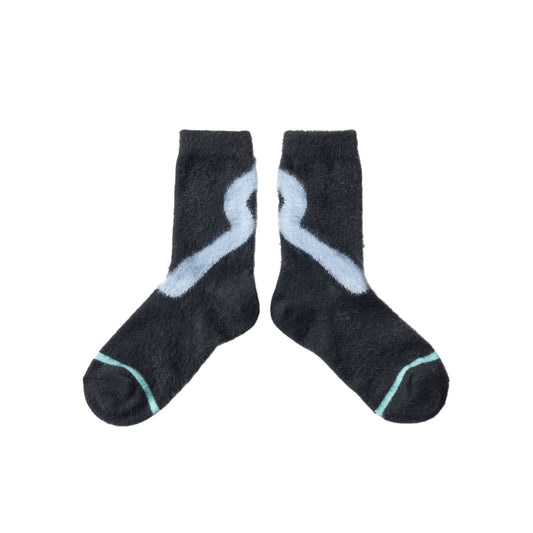 【TRICOTE】SHAGGY LINE SOCKS_252