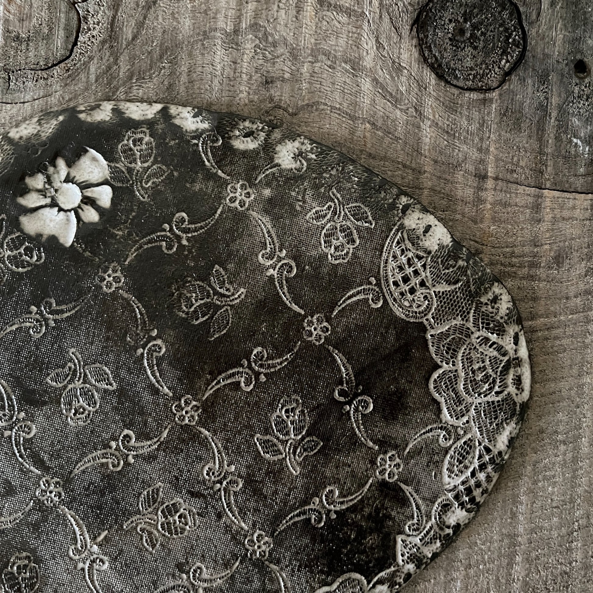 【 Valerie Casado】ソーサー Sous Tasse Simple_Noir-6