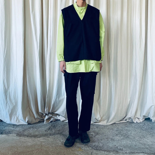 【ohta】black vest st-118