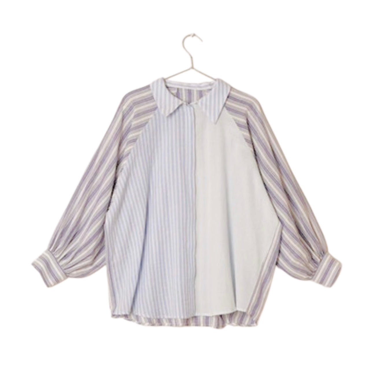 Mii Collection】hand woven cottonsilk pathwork shirt/29 | フィール