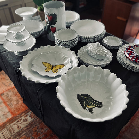 【Astier de Villatte】Sitting Frog ラージサラダボウル