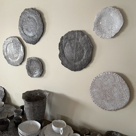 【Valerie Casado】大皿 黒 m-25