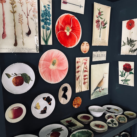 【JOHN DERIAN】デコパージュプレート Joanne (Darling)