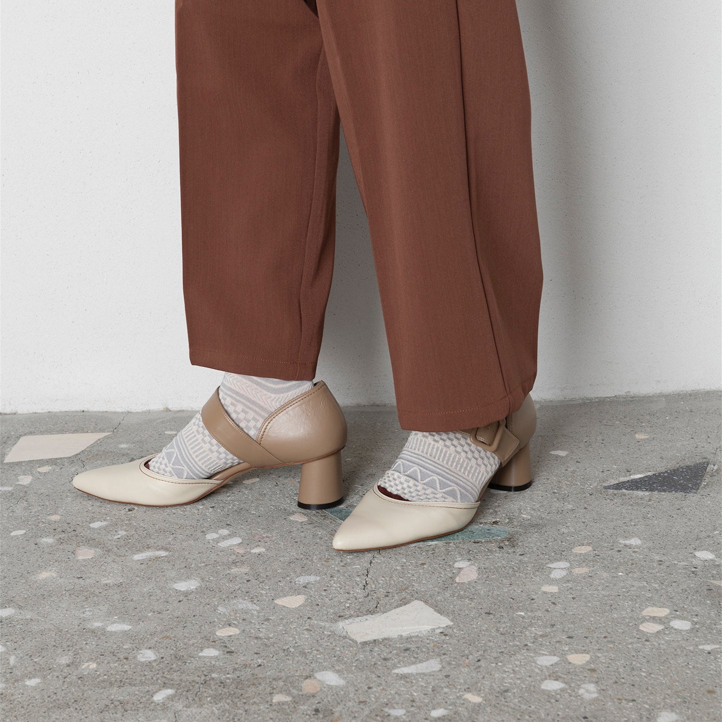 【TRICOTE】BUMPY NORDIC SOCKS