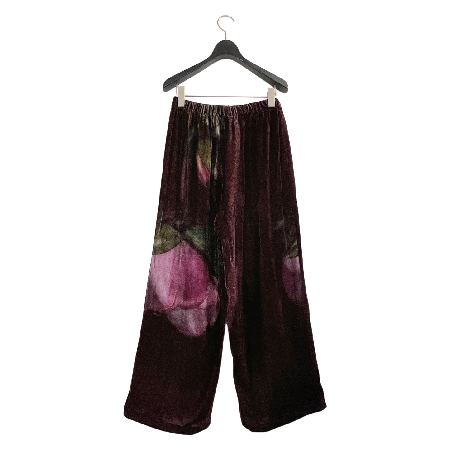 【colomba ledddi】Pants Coulisse_Silk velvet_Elleboro Bordeaux