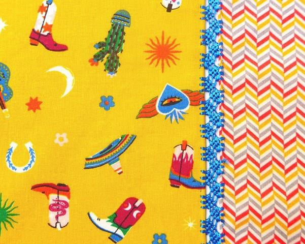 【Leo Atlante】Placemat_texas+zig-zag_sun
