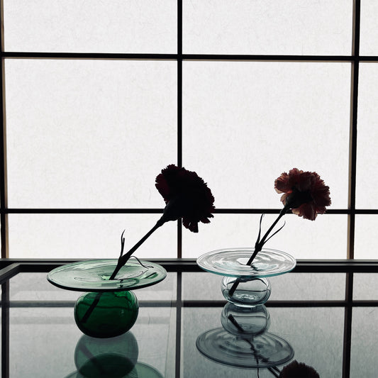 【La Soufflerie】フラワーベース CD Transparent