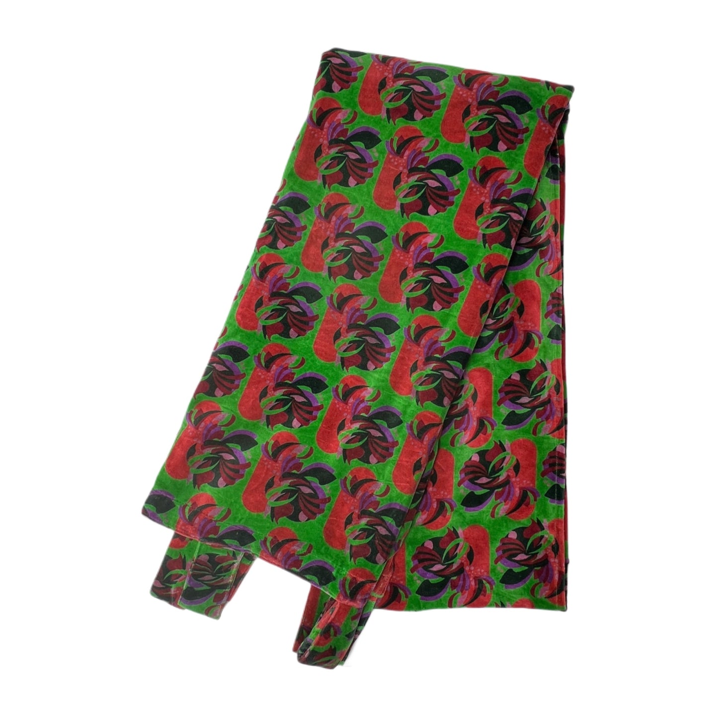 【Les Touristes】ベルベットカーテン velvet curtain-green