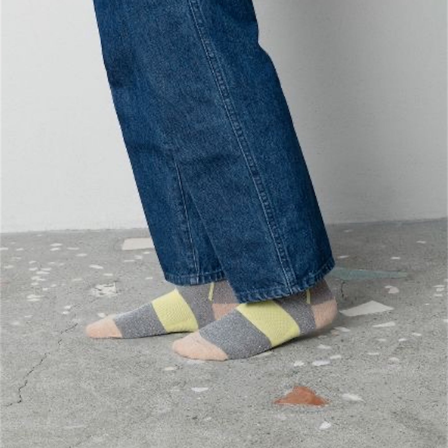 【TRICOTE】MESH LINE SOCKS