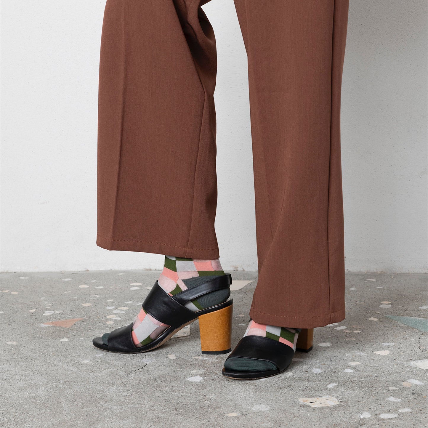【TRICOTE】MOSAIC TILE SOCKS
