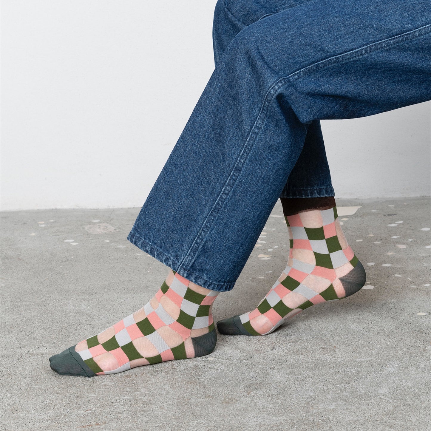 【TRICOTE】MOSAIC TILE SOCKS