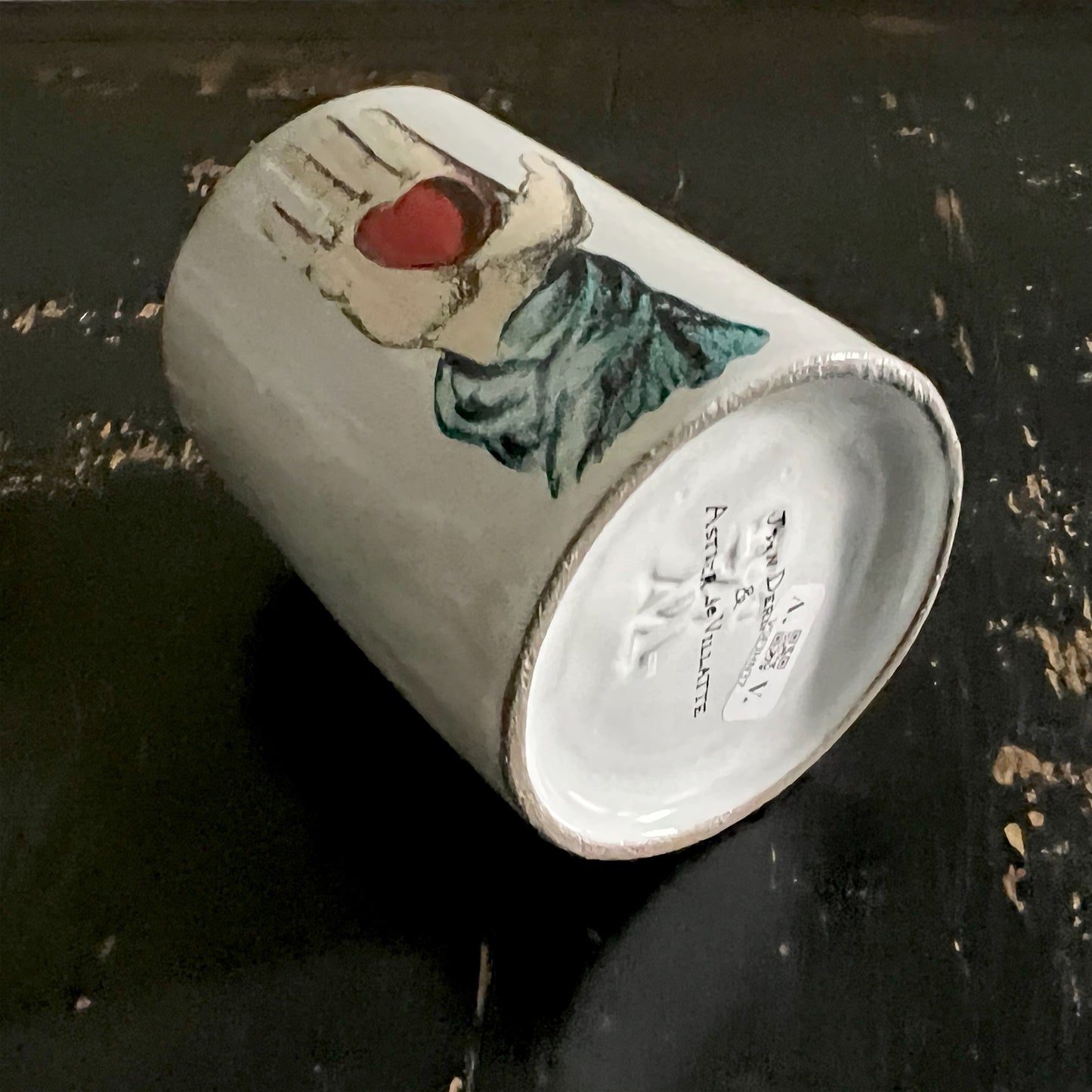 【Astier de Villatte】John Heart in Hand Vase