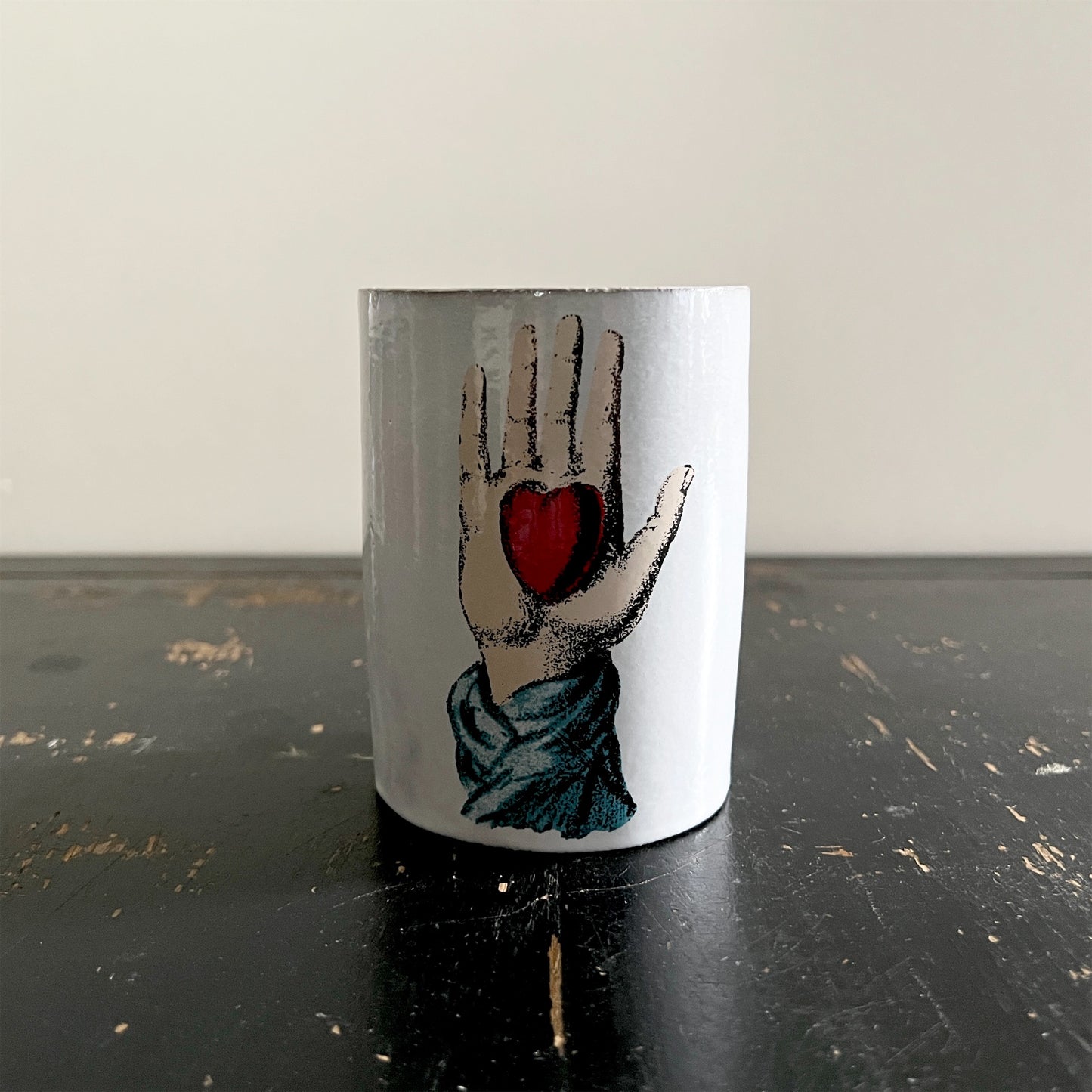 【Astier de Villatte】John Heart in Hand Vase