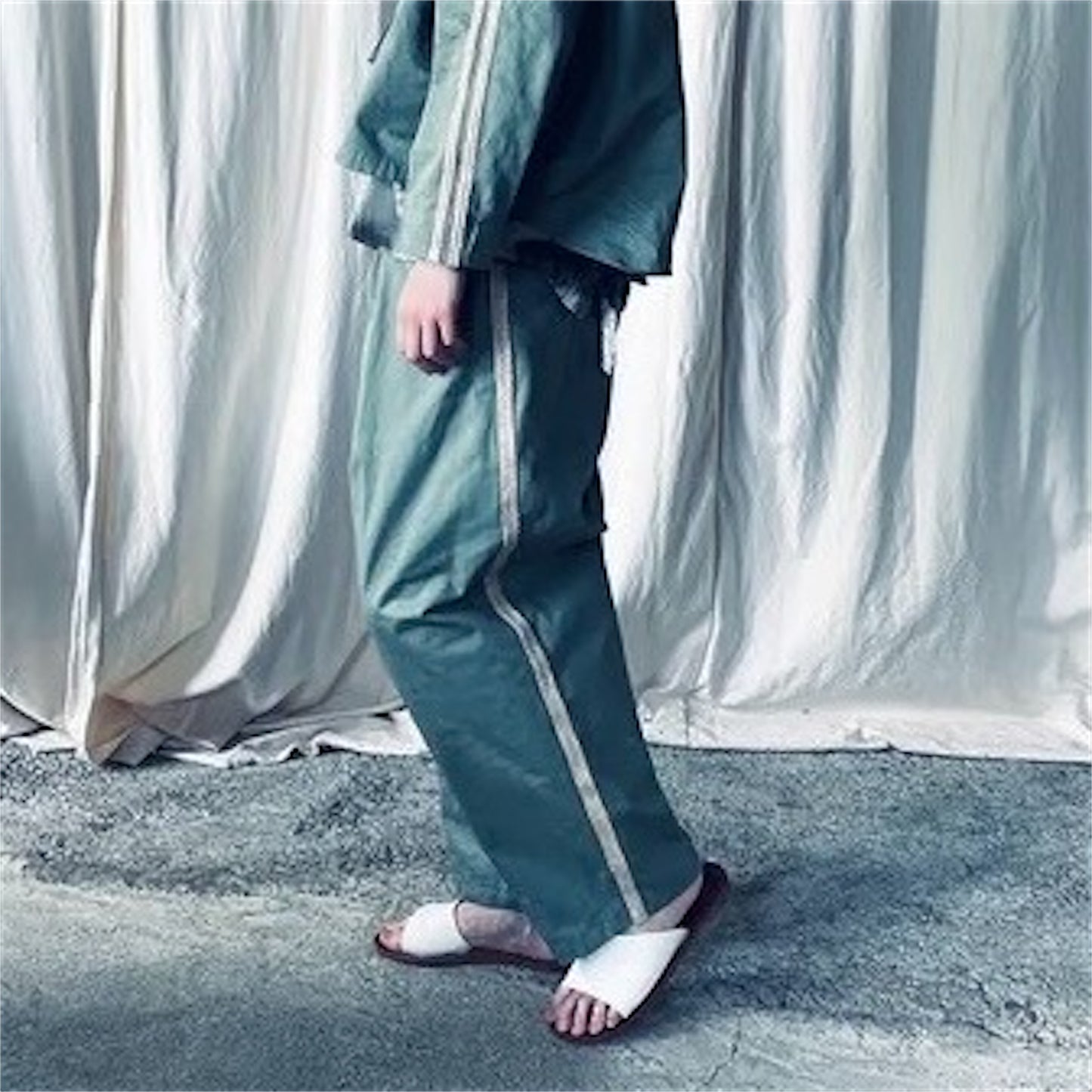 【ohta】green line pants pt-55G
