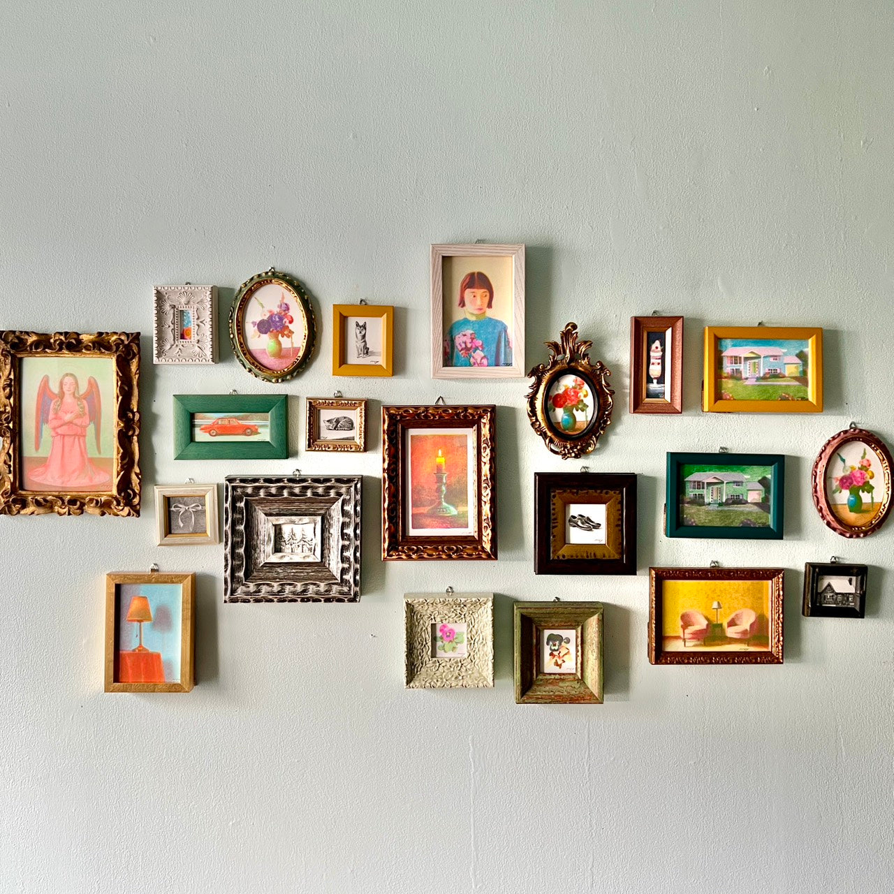 【都築まゆ美】Floral sweater