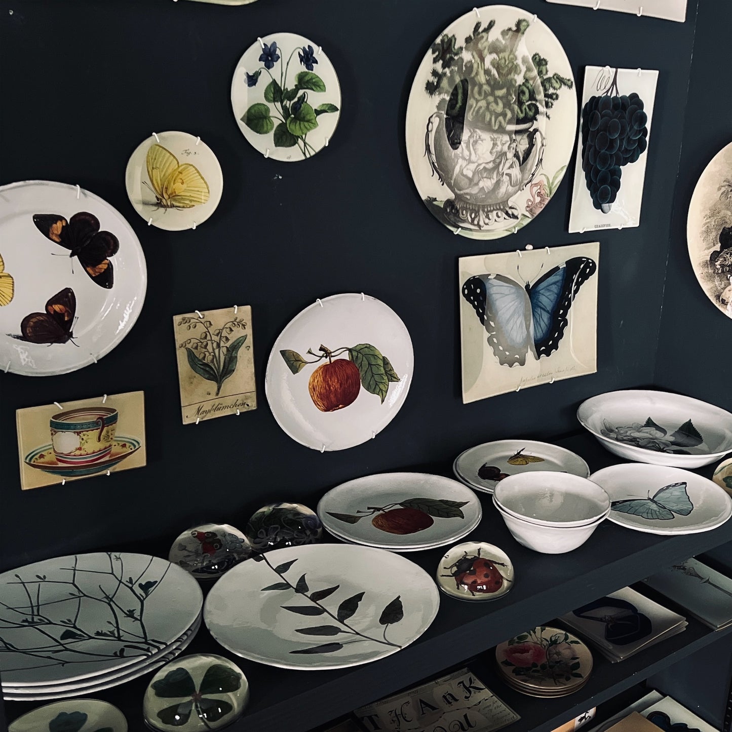【Astier de Villatte】John Flying-Landed Butterfly プレート