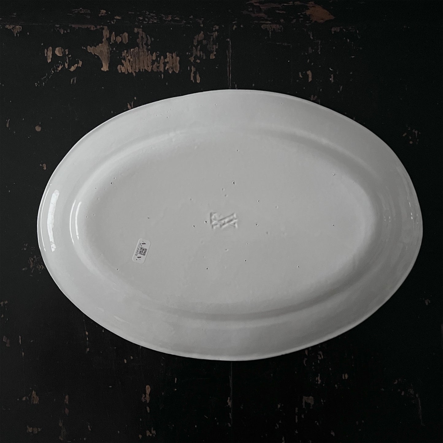 【Astier de Villatte】John Blue Vase with Flowers プレート
