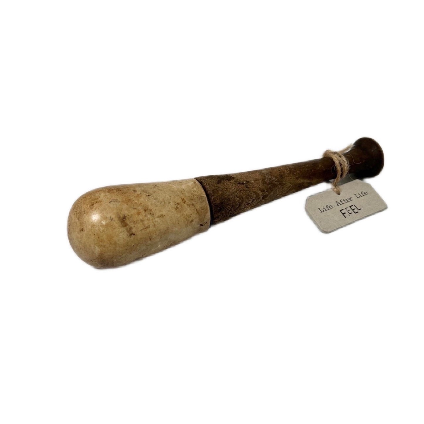 【FEEL】古道具 Antique marble mortar and handled pestle
