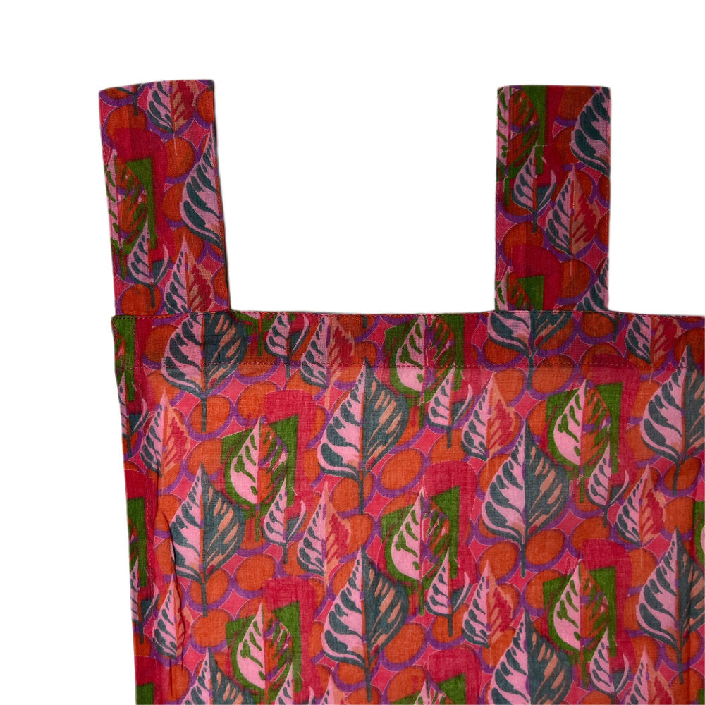 【Les Touristes】コットンカーテン BRIGHT CORAL