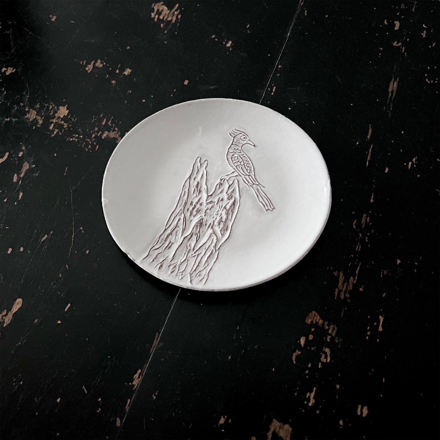【Astier de Villatte】Setsuko Bird on Tree ソーサー