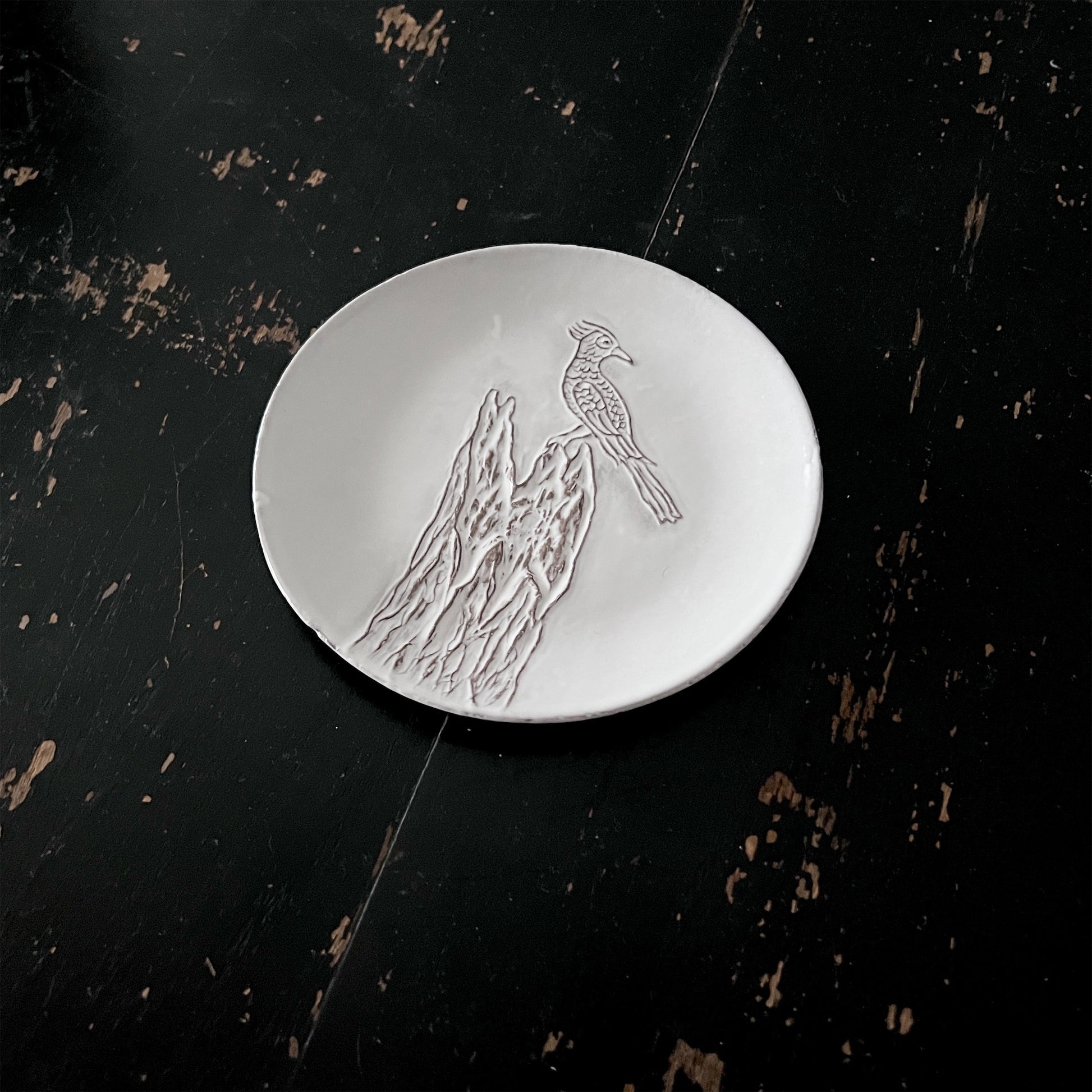 【Astier de Villatte】Setsuko Bird on Tree ソーサー