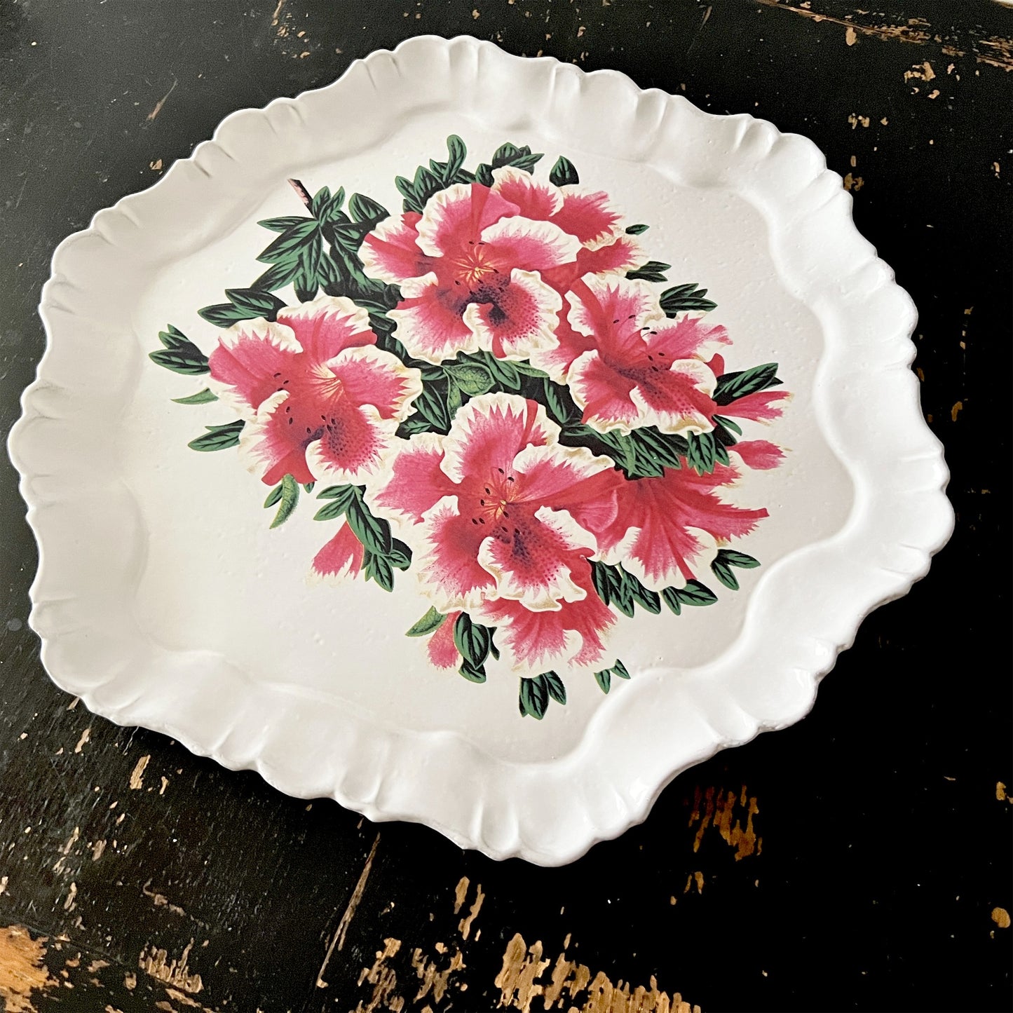 【Astier de Villatte】John Azalea Indica 158 プレート