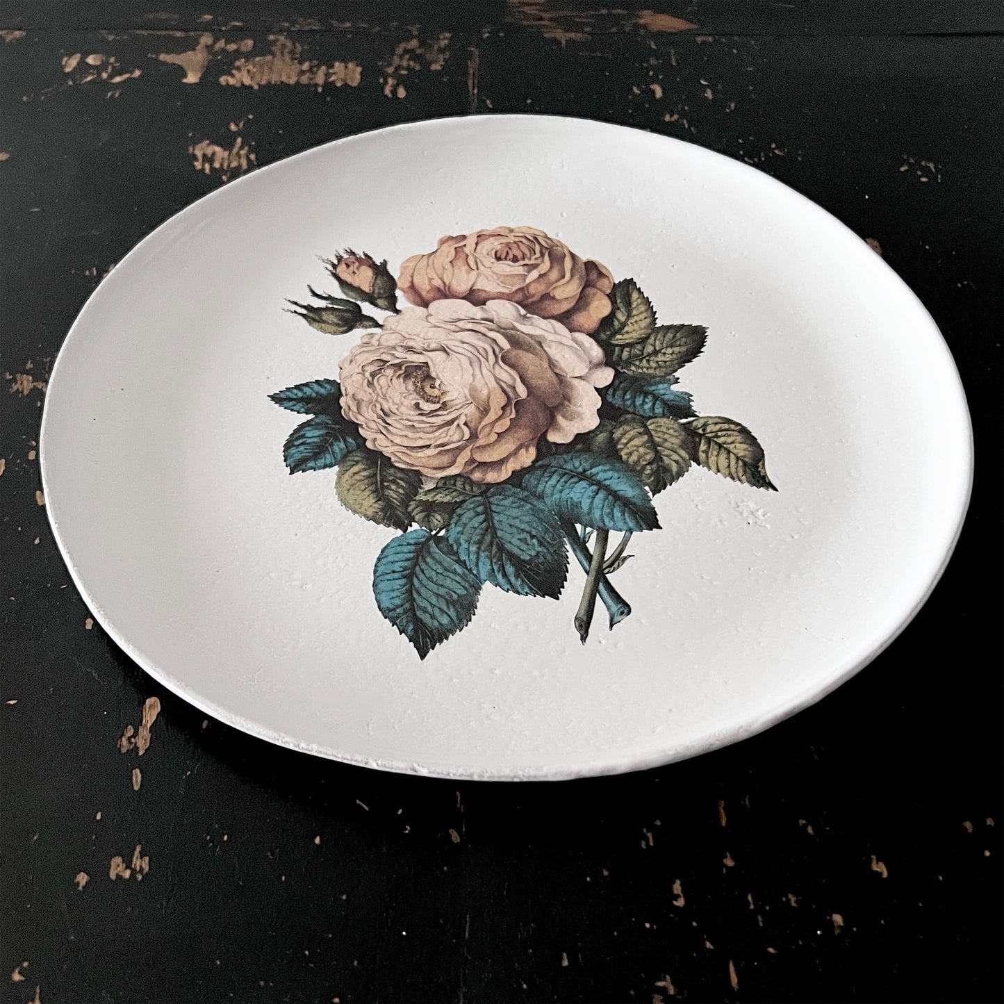 【Astier de Villatte】Sepia Rose プレート