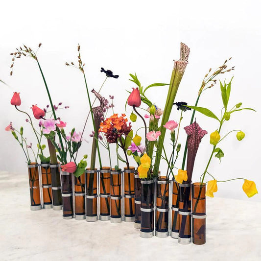 【Tse & Tse associees】四月の花器(S/ブラウン)LITTLE GINGER APRIL VASE