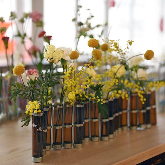 【Tse & Tse associees】四月の花器(S/ブラウン)LITTLE GINGER APRIL VASE