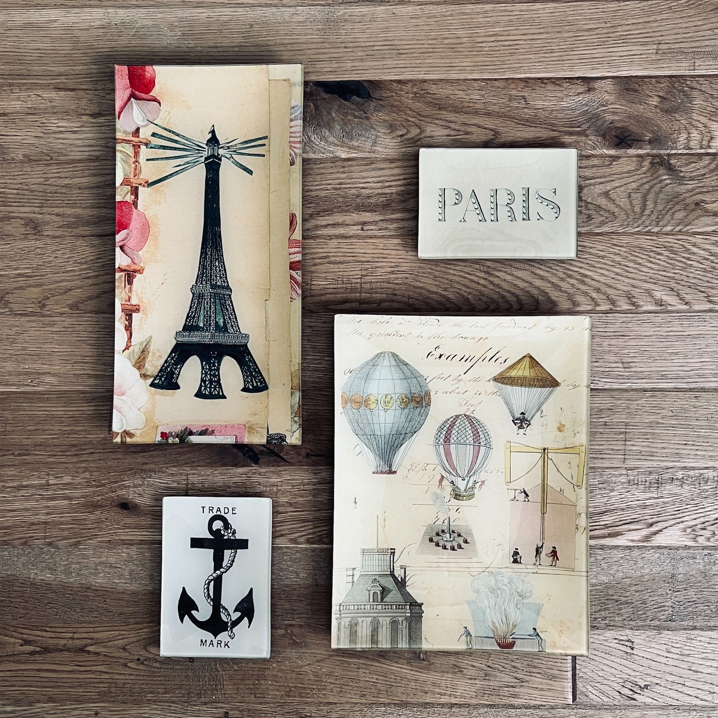 【JOHN DERIAN】デコパージュプレート Paris