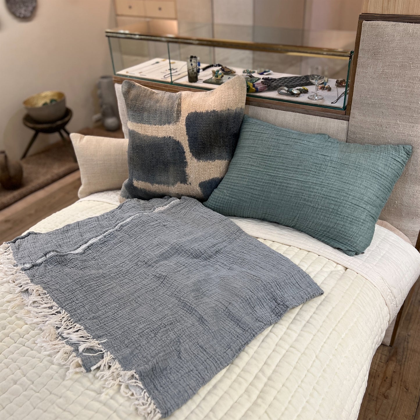 Special Price【Liv-INTERIOR】HAND QUILTED/ハンドキルト(180x240cm)