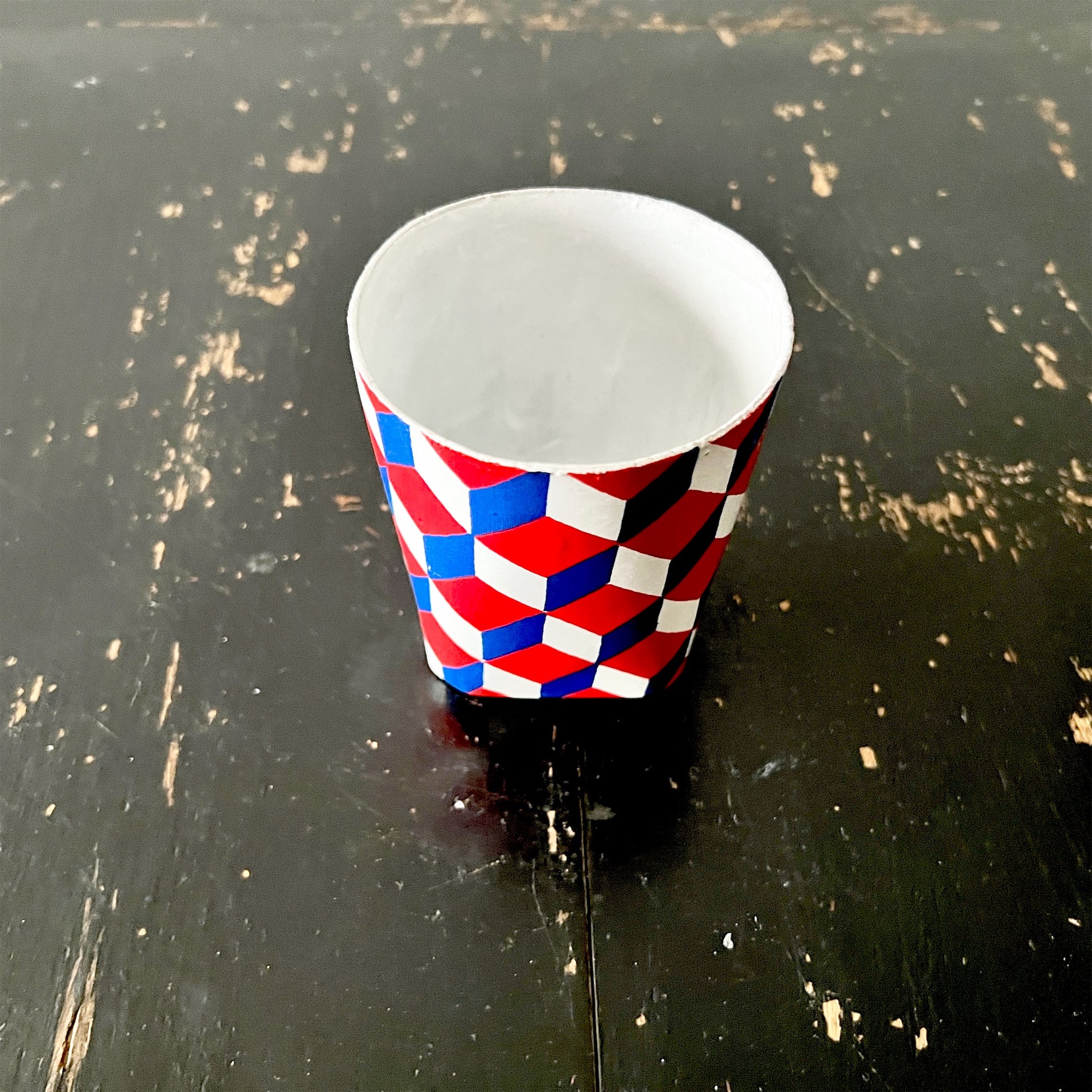 【Astier de Villatte】Tricolore Cube タンブラー