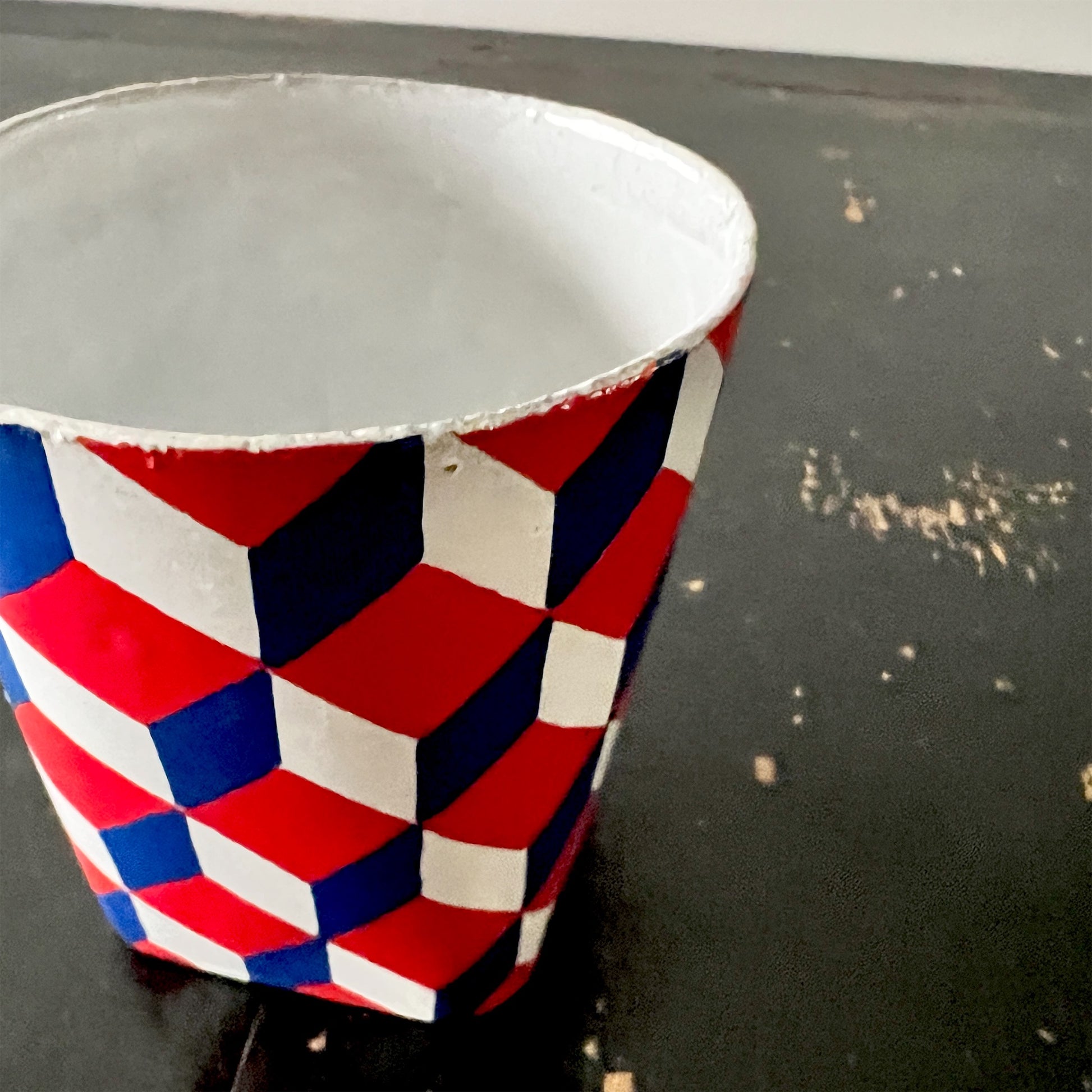 【Astier de Villatte】Tricolore Cube タンブラー