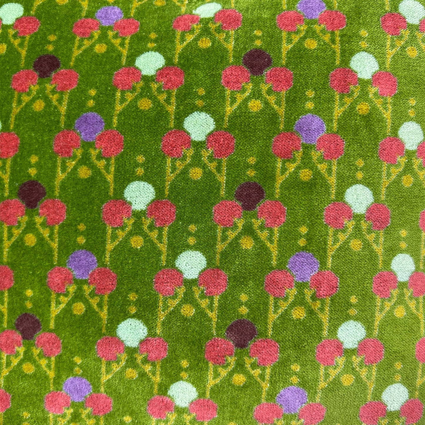 【Les Touristes】ベルベットクッション TARA NEW GREEN