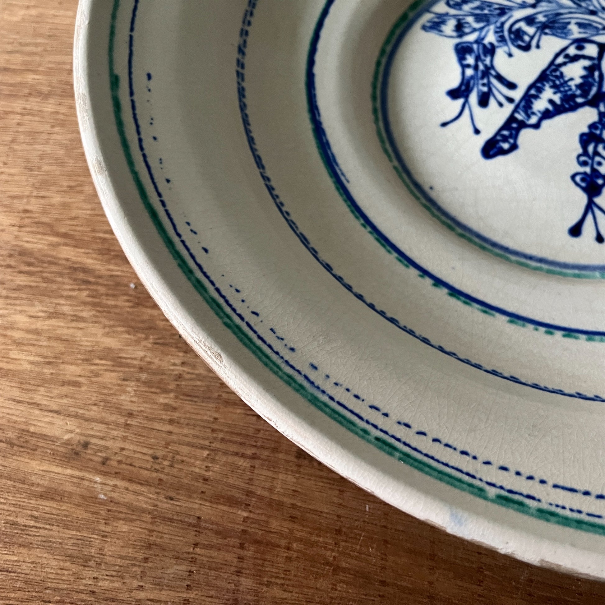 FEELSEEN WEEK SPECIAL PRICE 【COTE Pierre】鳥モチーフの大きなヴィンテージプレート