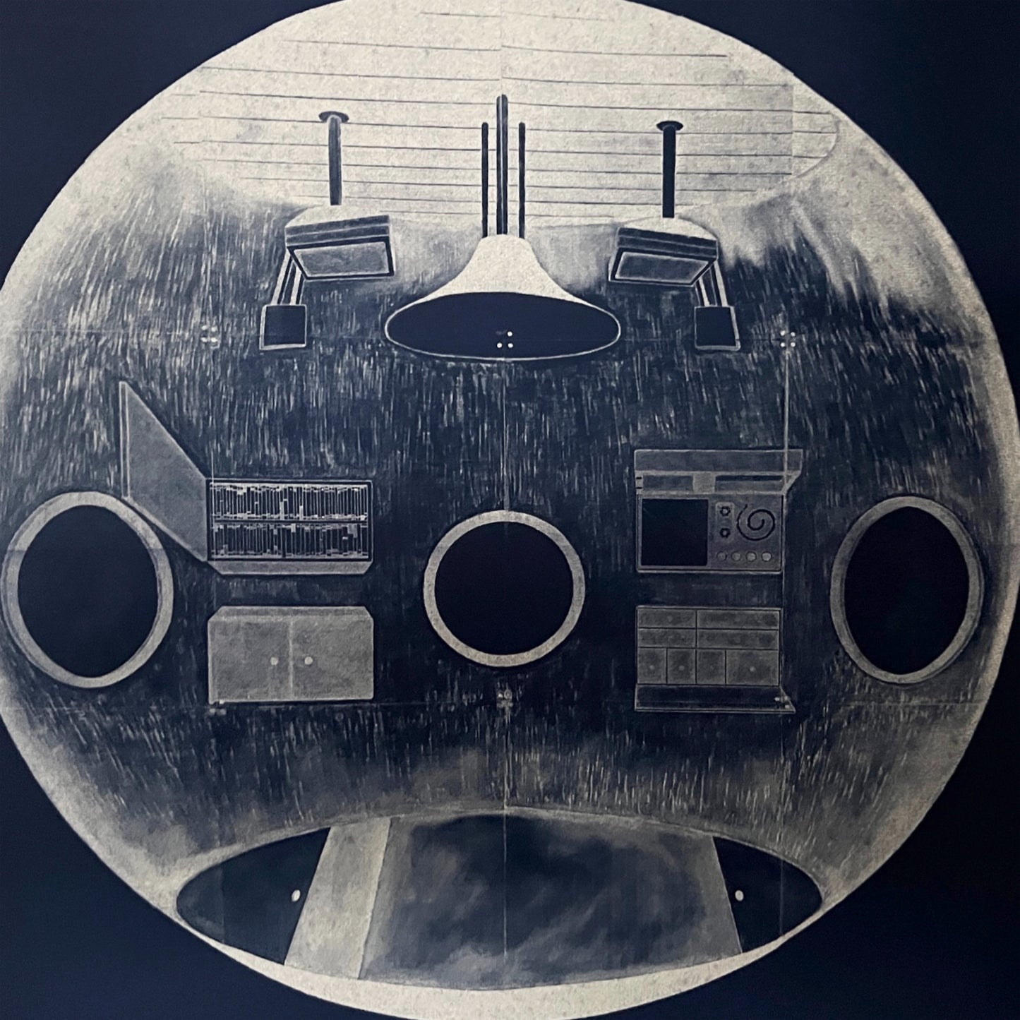 【永岡大輔】「球体の家」インクジェットポスター’The sphere house’