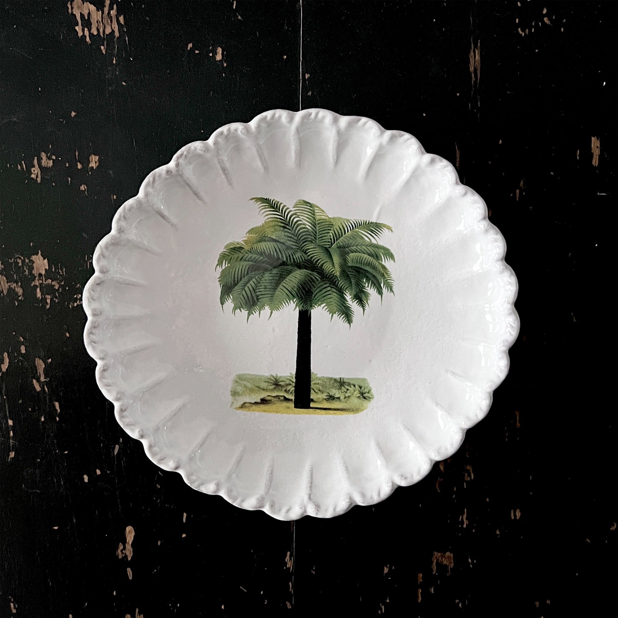 【Astier de Villatte】Palm Tree プレート | フィールシーン / FEEL SEEN – FEELSEEN