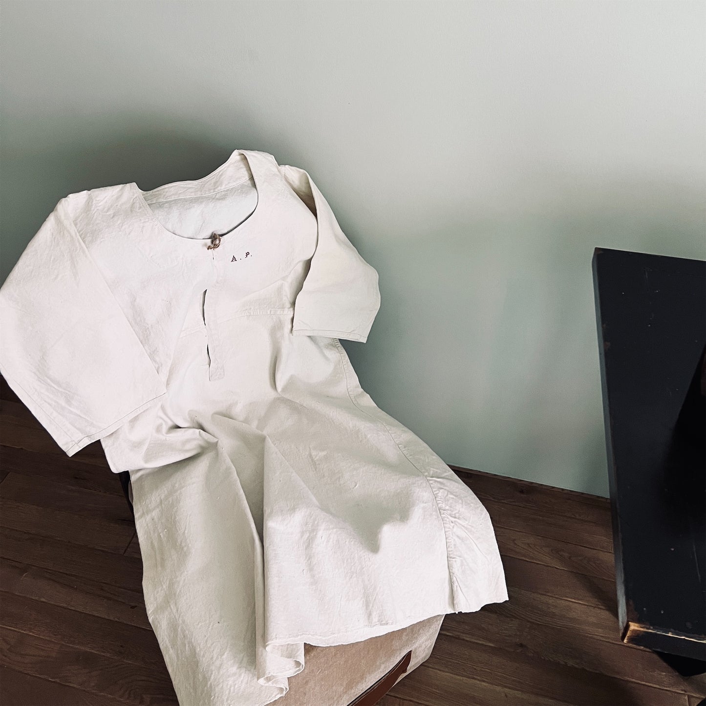 【FEEL】 Antique linen shirt