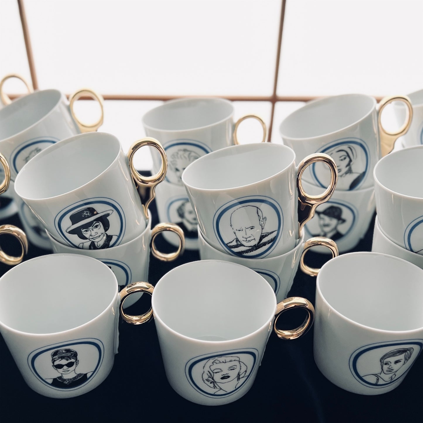 【Kuhn Keramik】 ポートレートマグカップ Coco Chanel