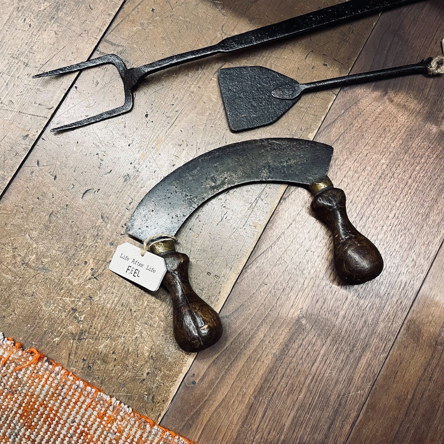 【FEEL】古道具 Antique iron kitchen spatula